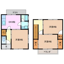 メゾネット谷口の物件間取画像